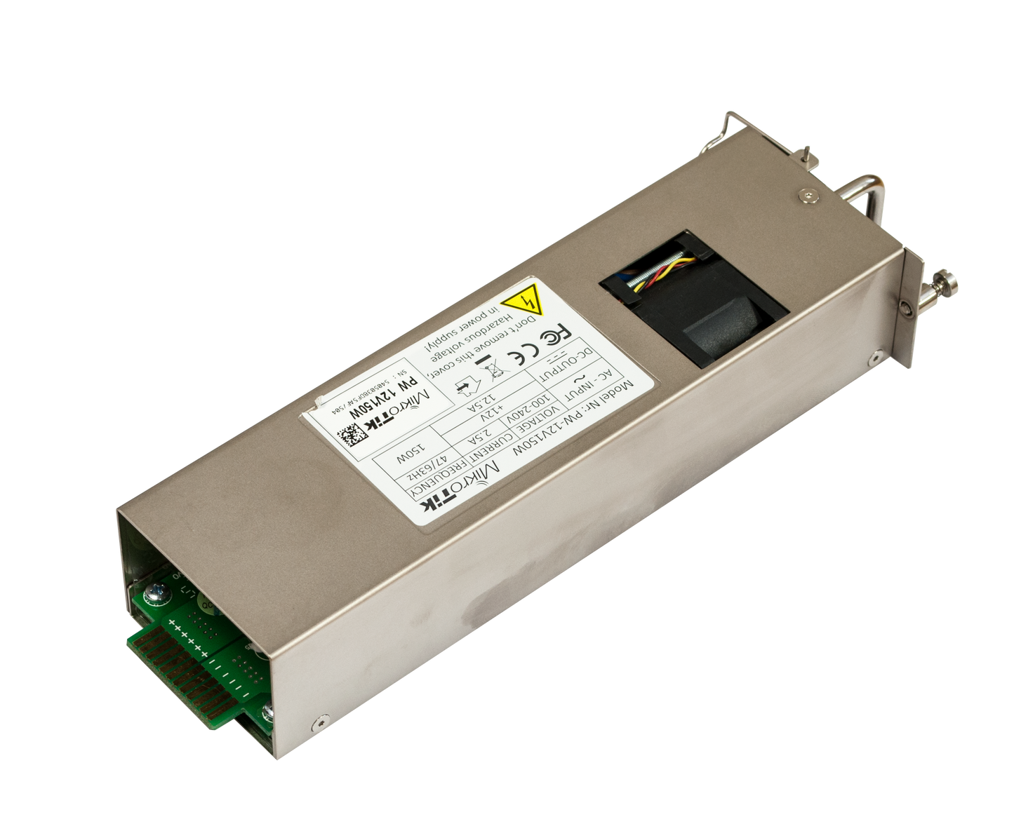MikroTik 12POW150, Hot Swap 12V 150W AC/DC power supply for CCR1072/2216 and CRS518 - sentinet.gr