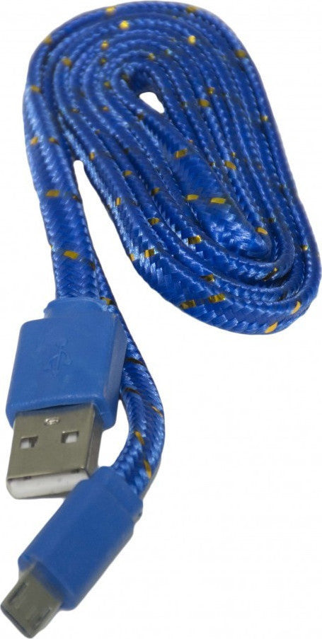 Micro USB Cable 1m (Blue) - sentinet.gr
