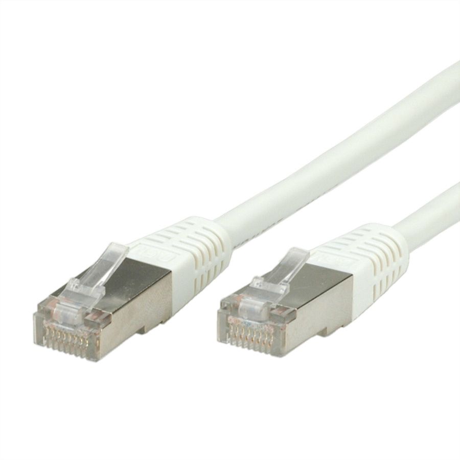 VALUE SFTP 0.5m Cat6 White - (21.99.1326) - sentinet.gr