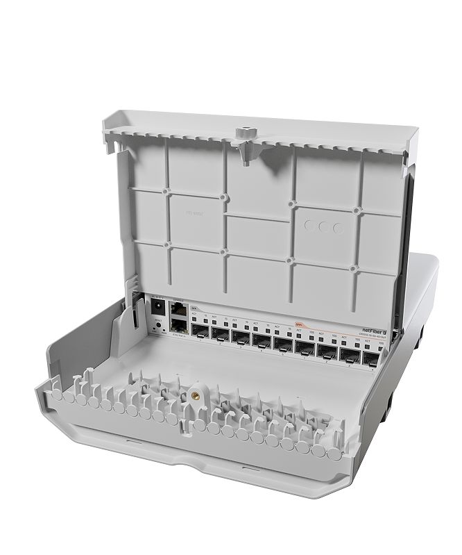 MikroTik CRS310-1G-5S-4S+OUT, netFiber 9, 800MHz, 256MB, 1xGigabit, 5xSFP, 4xSFP+, L5 - sentinet.gr