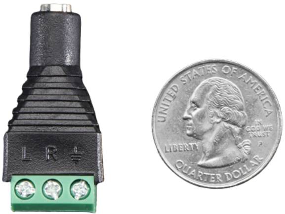 3.5mm Stereo Audio Jack Terminal Block - sentinet.gr