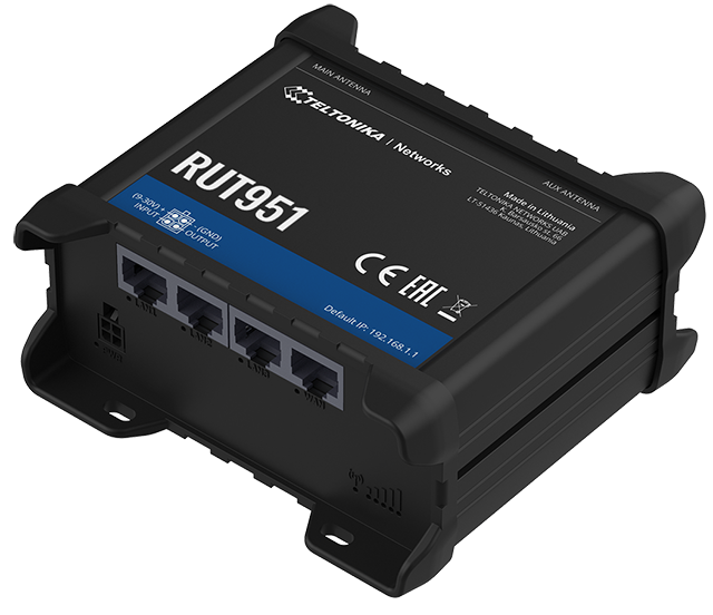 Teltonika RUT951 4G/LTE Router Dual SIM - sentinet.gr