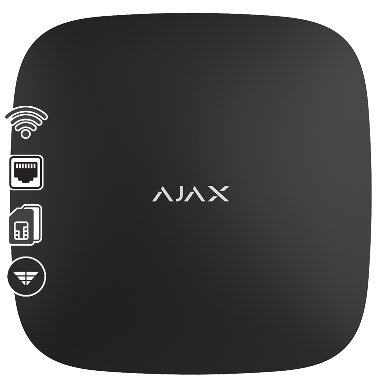 AJAX SYSTEMS - HUB 2 PLUS BLACK - sentinet.gr