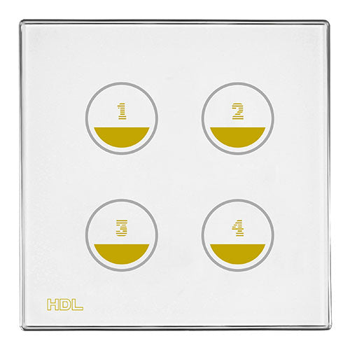 HDL iTouch Series 4 Button Smart Touch Panel (HDL-M/TBP4.1-48) - sentinet.gr