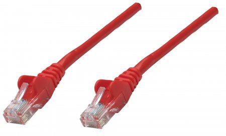 Intellinet UTP 0.25m Cat6 Red - (739924) - sentinet.gr