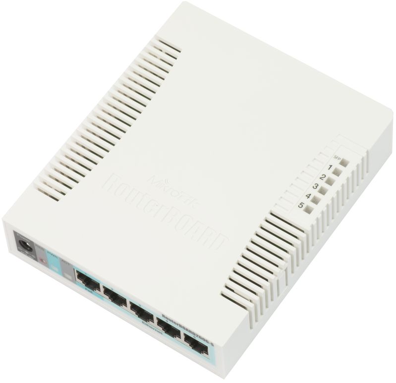 MikroTik RB260GS, 5xGigabit, 1xSFP, SwOS - (CSS106-5G-1S) - sentinet.gr