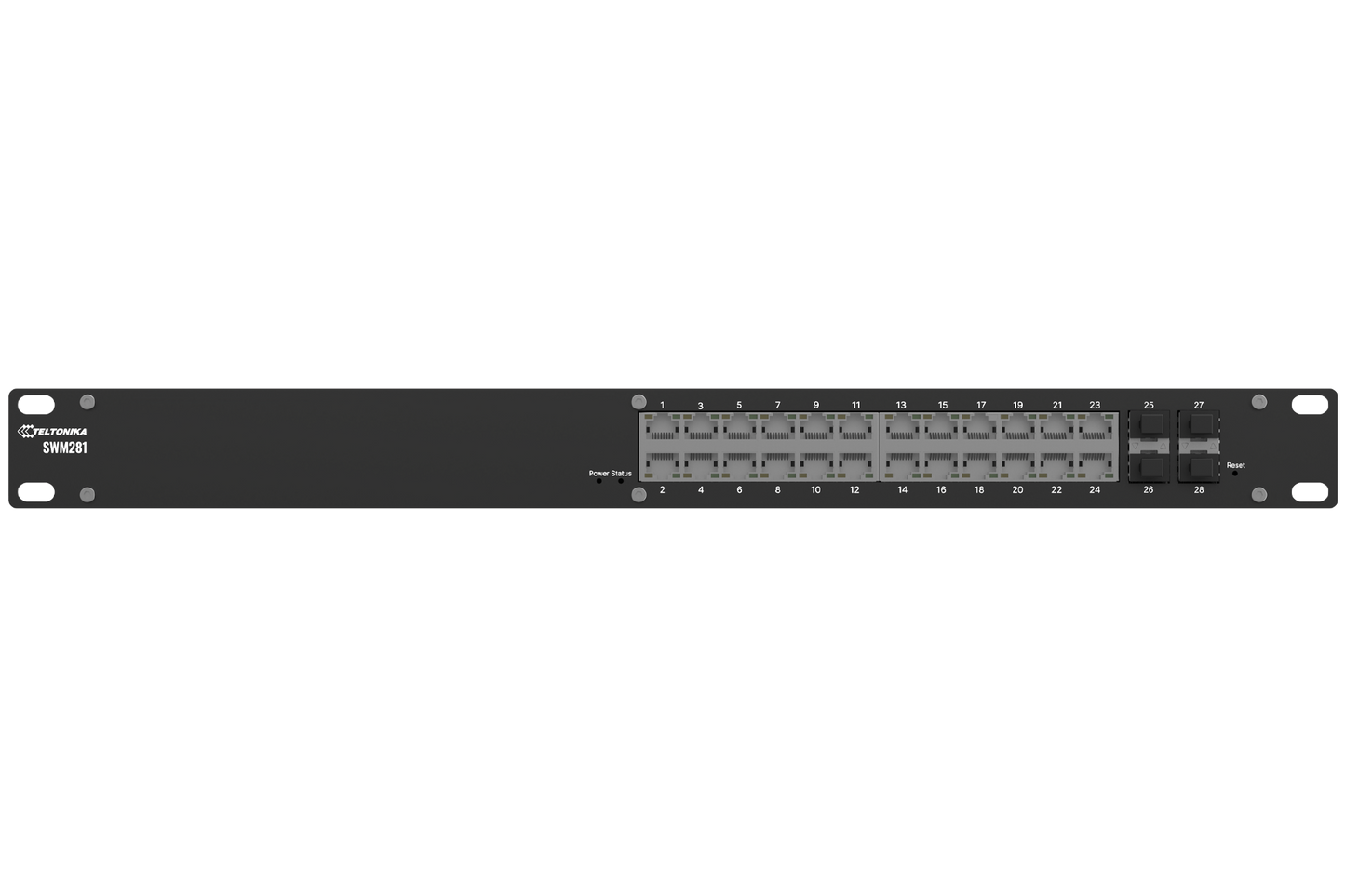 Teltonika SWM281, 24-Port Gigabit Smart Switch with 4xSFP - sentinet.gr