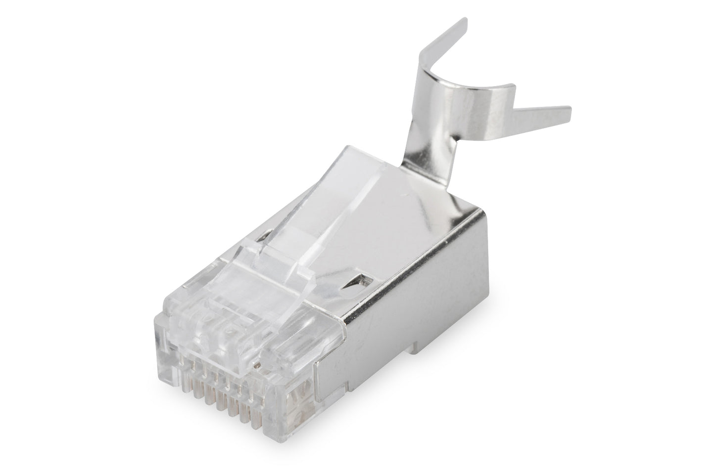 Digitus AK-219604, Modular Plug for Round Cable, CAT 6A, shielded, Pass through connector - sentinet.gr
