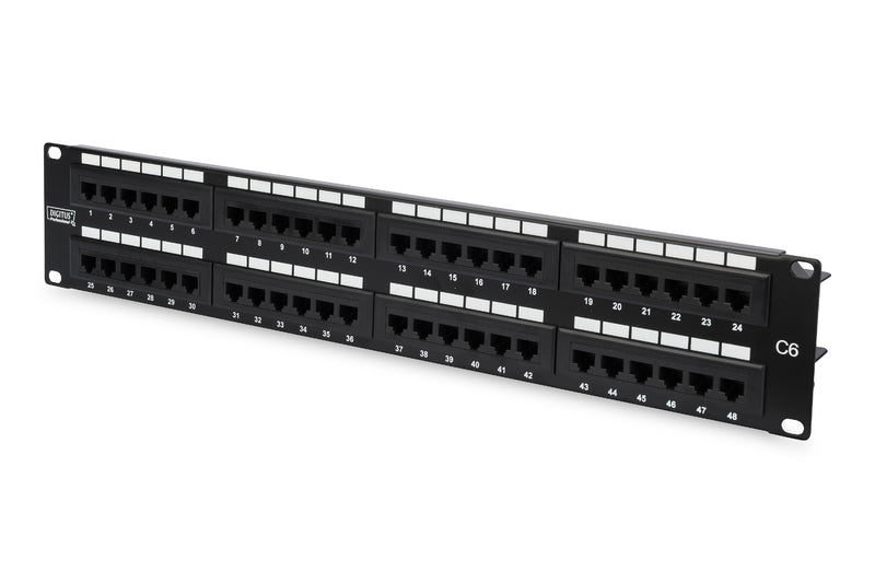 Digitus DN-91648U Patchpanel 48p CAT6 UTP - Black - sentinet.gr