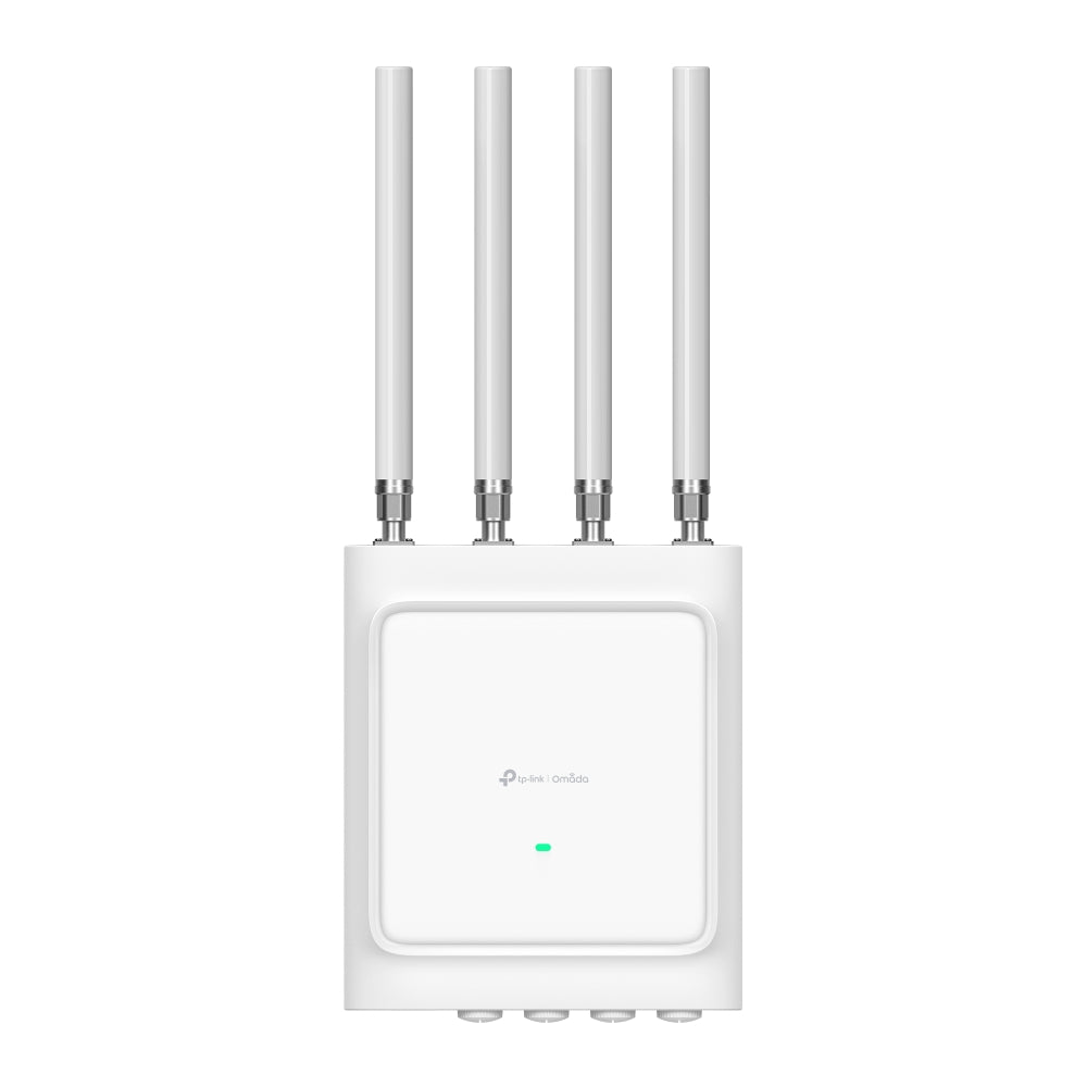 TP-Link EAP668-Outdoor HD v1.0, WiFi 6, 4x6dBi, 1148Mbps, 4x4 @ 2.4GHz & 4x6dBi, 2402Mbps, 4x4 @ 5GHz, 1x2.5G, 1xGigabit, 1xSFP+, 1x PoE-Out, 802.3at/bt - sentinet.gr