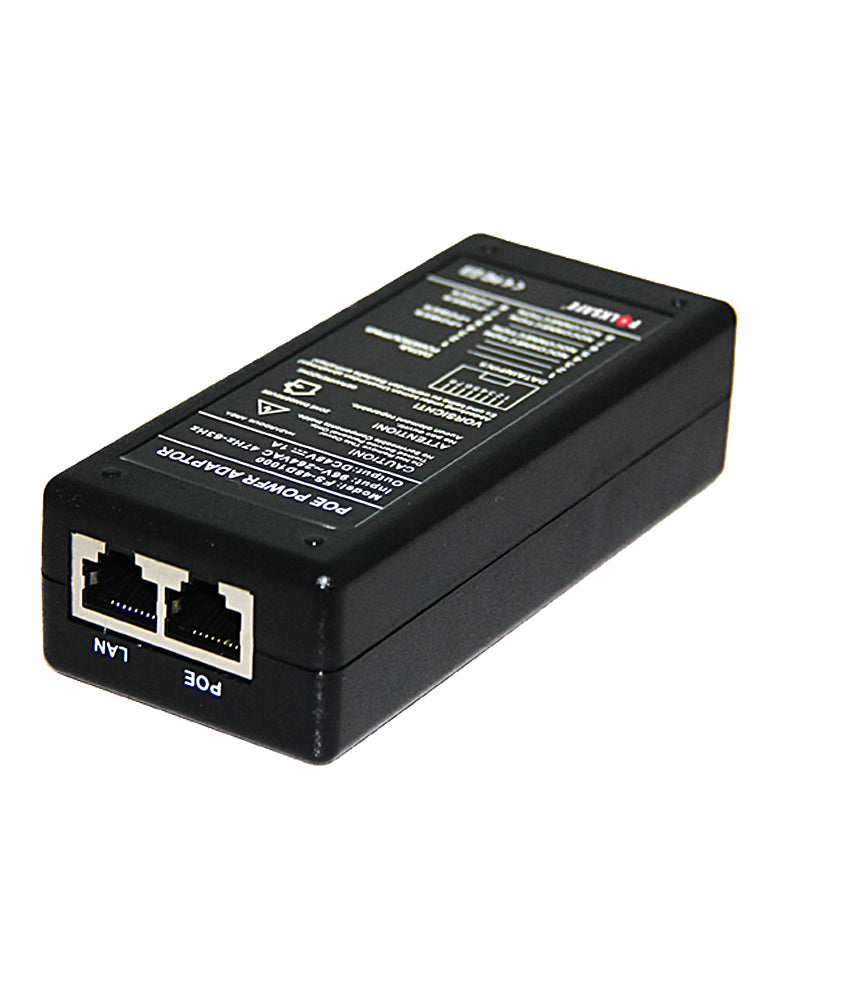 FOLKSAFE FS-48D1000, PoE Injector Adapter 48V-1A - sentinet.gr