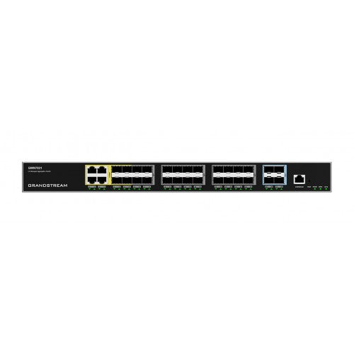 Grandstream GWN7831, Layer 3 Aggregation Managed Switch with 4 Gigabit Ethernet Combo Ports, 24 SFP and 4 SFP+ Ports - sentinet.gr