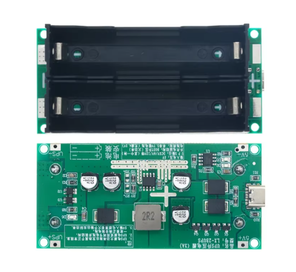 Type-C 3A 18650 Lithium Battery Charger Module DC-DC Step Up Booster Fast Charge UPS Power Supply / Converter 5V - sentinet.gr