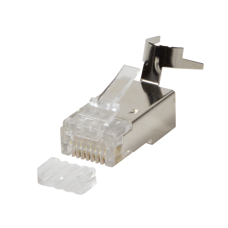 Logilink MP0033 Shielded RJ45 Connector for Cat6/6a/7/7a/8.1 - sentinet.gr