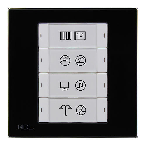 HDL iFlex Series 4 Folder Smart Wall Panel (HDL-M/P04.2-48) - sentinet.gr