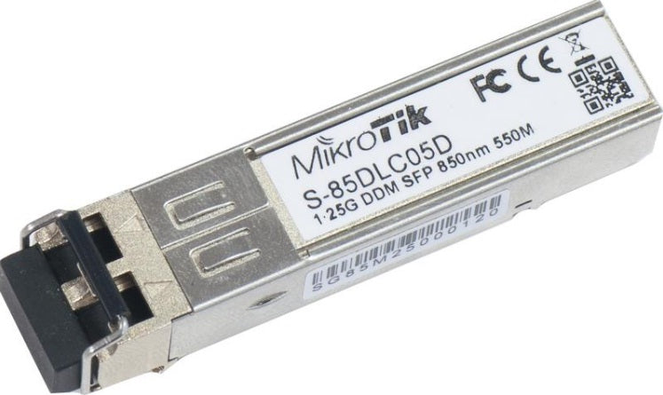 MikroTik S-85DLC05D, SFP (1.25G) module, 850nm, Multi Mode - sentinet.gr