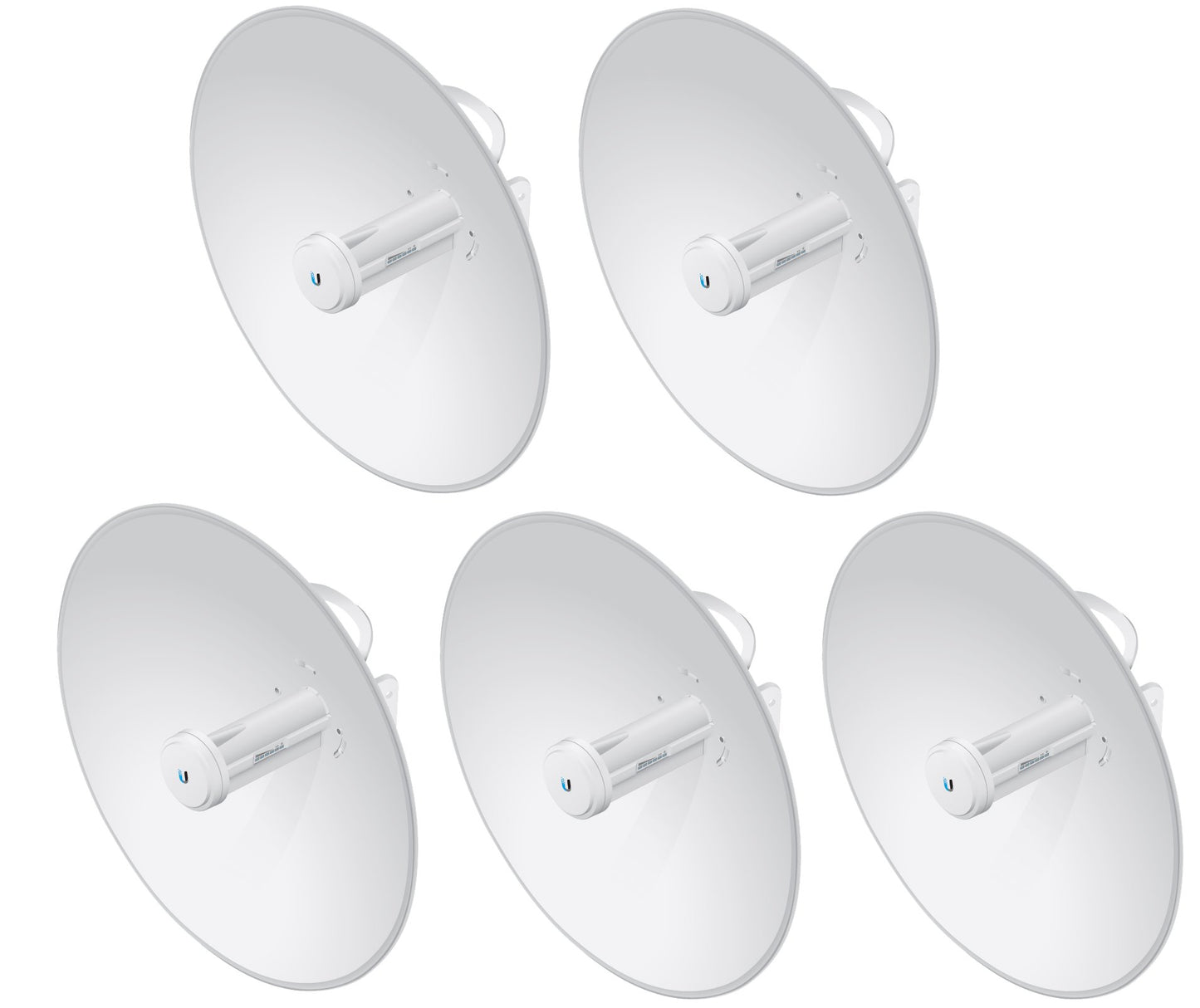Ubiquiti PBE-5AC-GEN2-5, PowerBeam 5AC Gen2, 25dBi, 720MHz, 64MB, 25dBm, 1xGigabit, 450+Mbps, 5-Pack - sentinet.gr