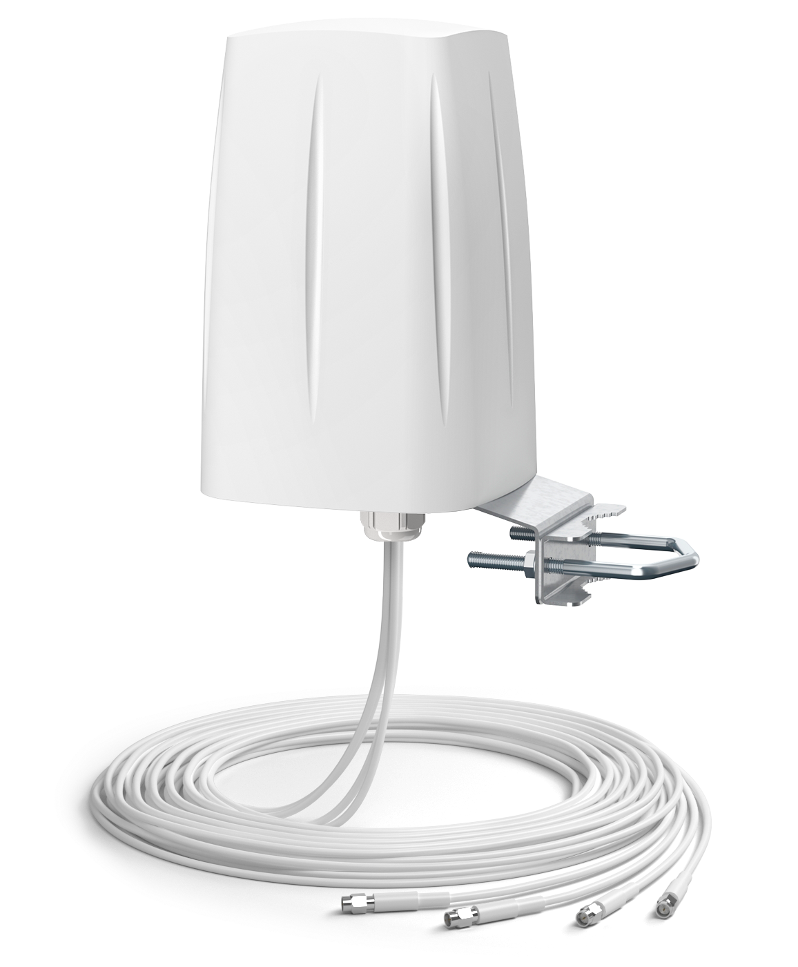 QuWireless QuOmni 5G/LTE Global MIMO 4x4, 10m (AO5G4-G1) - sentinet.gr