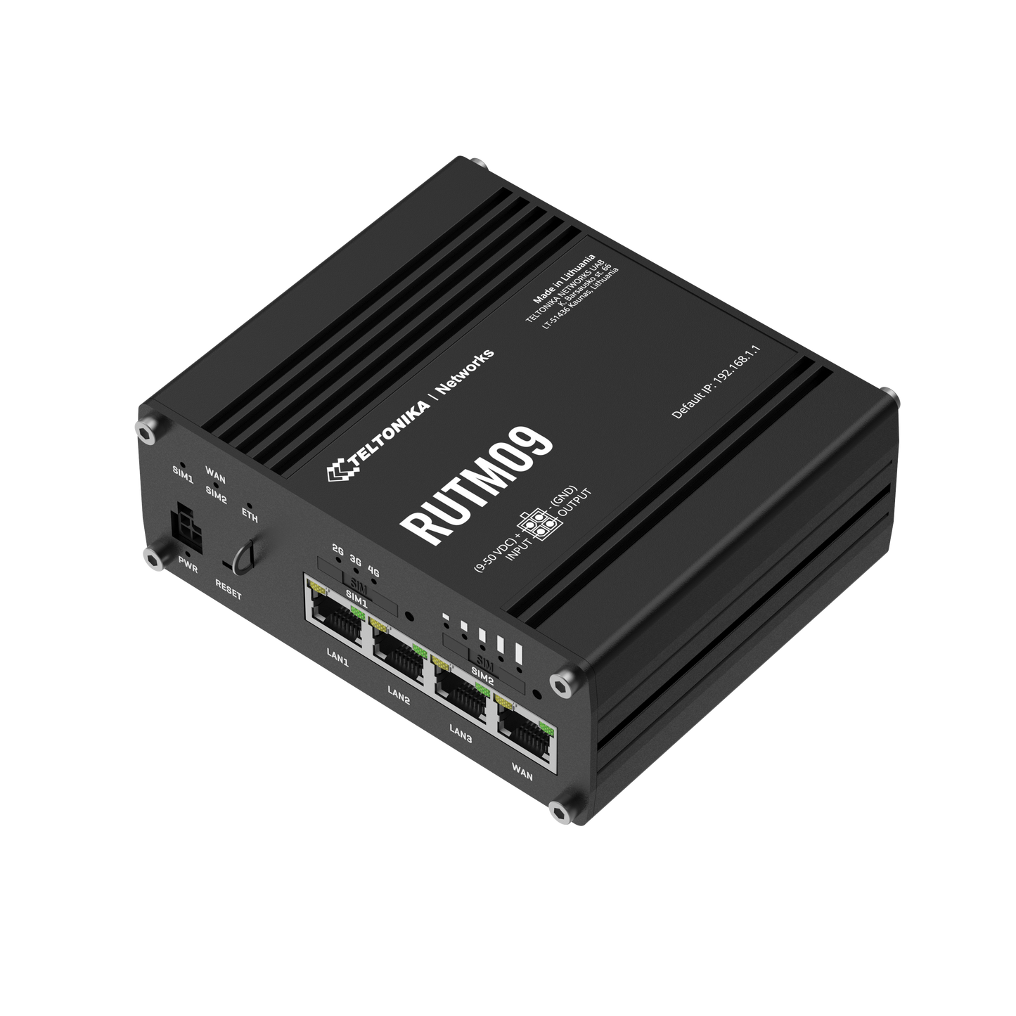 Teltonika RUTM09 Industrial 4G LTE Cat6 Router - sentinet.gr