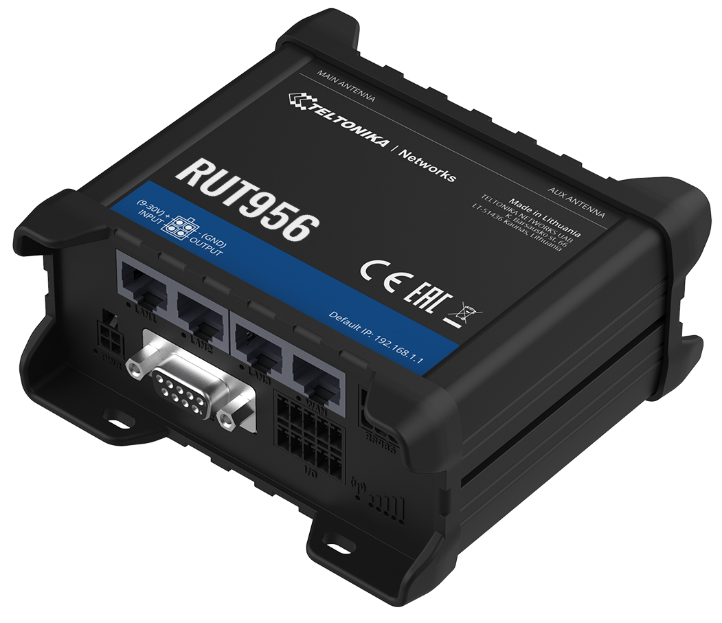 Teltonika RUT956 4G/LTE Router Dual SIM - sentinet.gr