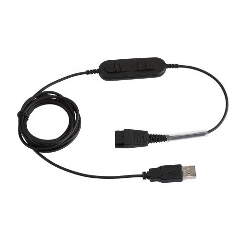 Supervoice SVC-QDUSB3, Headset QD to USB PC Connecting Bottom Cable with DSP - sentinet.gr