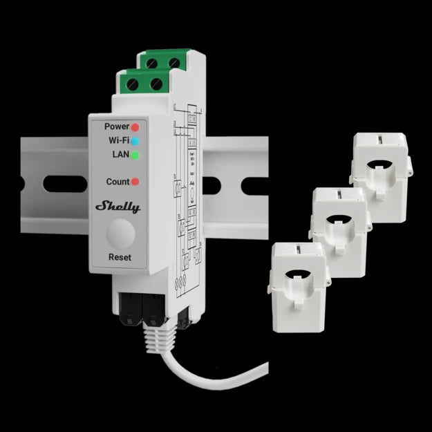 Shelly Pro 3EM - sentinet.gr