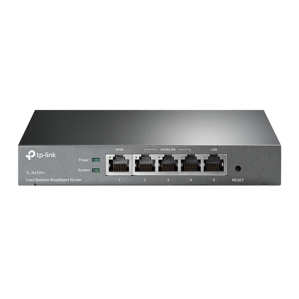 TP-Link TL-R470T+ v6.0, 5-port Fast Ethernet Multi-Wan Router for Small Office and Net Cafe - sentinet.gr