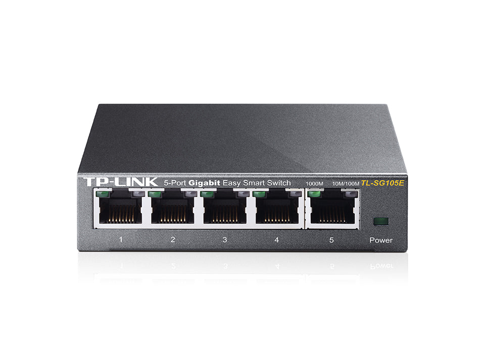 TP-Link TL-SG105E v5.0, 5-Port Gigabit Desktop Easy Smart Switch - sentinet.gr