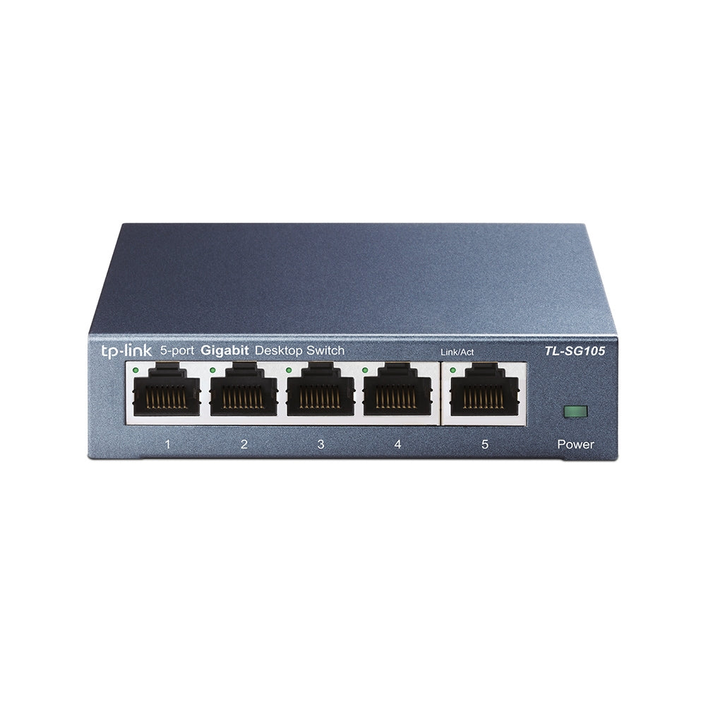 TP-Link TL-SG105 v8.0, 5-port Metal Gigabit Switch - sentinet.gr