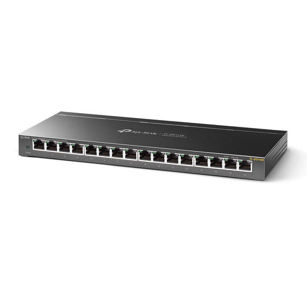 TP-Link TL-SG116E v2.20, 16-Port Gigabit Unmanaged Pro Switch - sentinet.gr