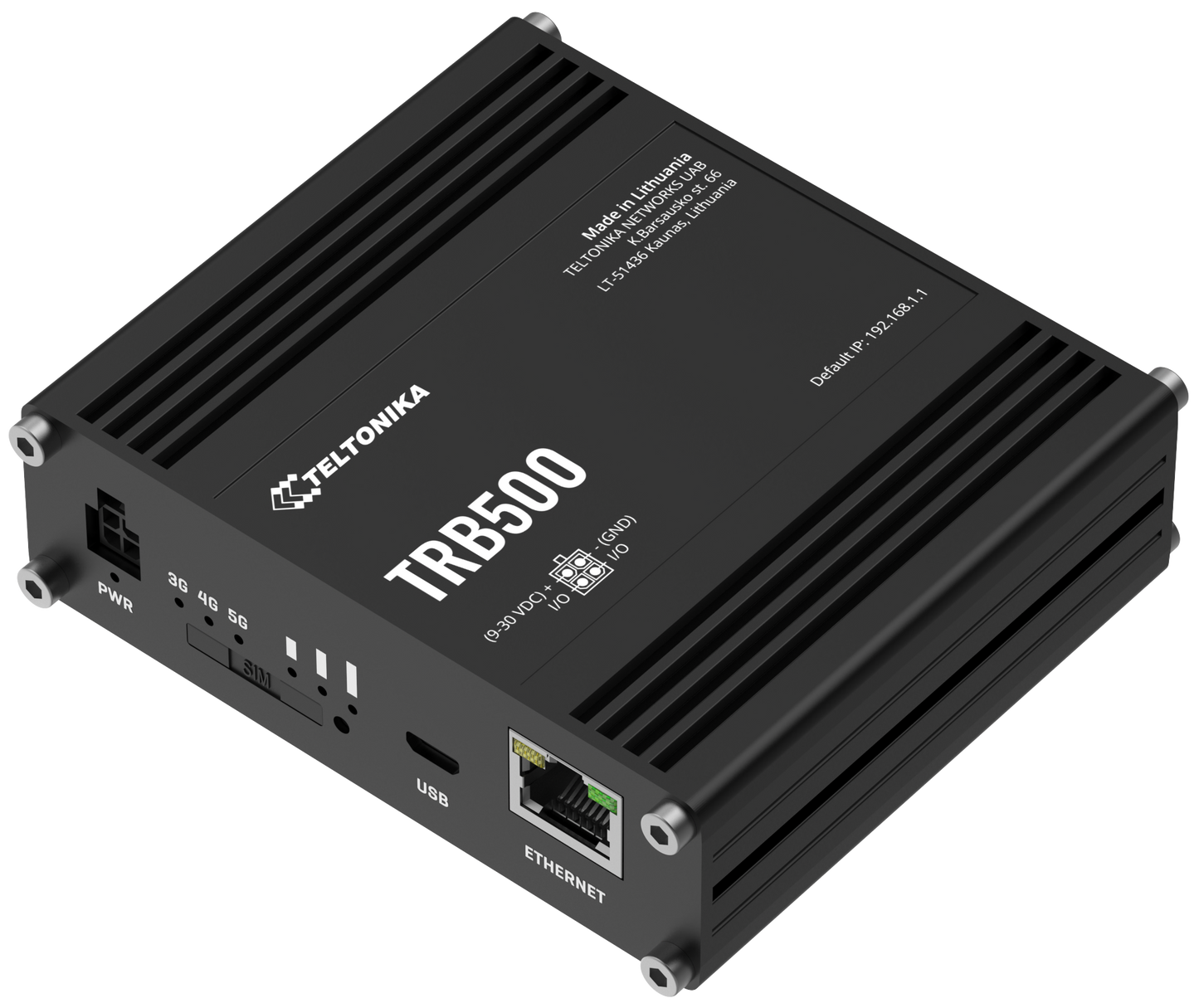 Teltonika TRB500 5G LTE Industrial Ethernet Gateway - sentinet.gr