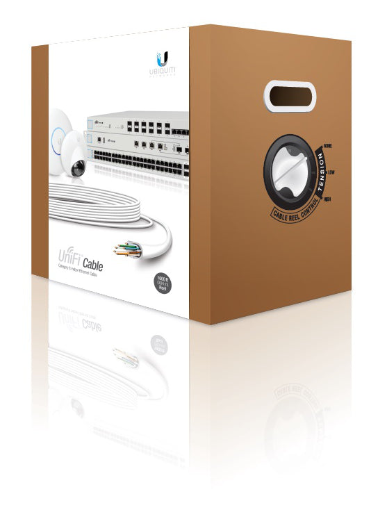 Ubiquiti U-Cable-C6-CMR, UniFi Cable, Cat6 23AWG 10G Ethernet Unshielded Cable - sentinet.gr