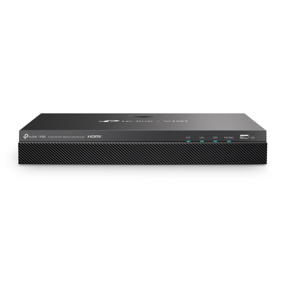TP-Link VIGI NVR2008H-8MP v1.0, VIGI 8 Channel PoE+ Network Video Recorder - sentinet.gr