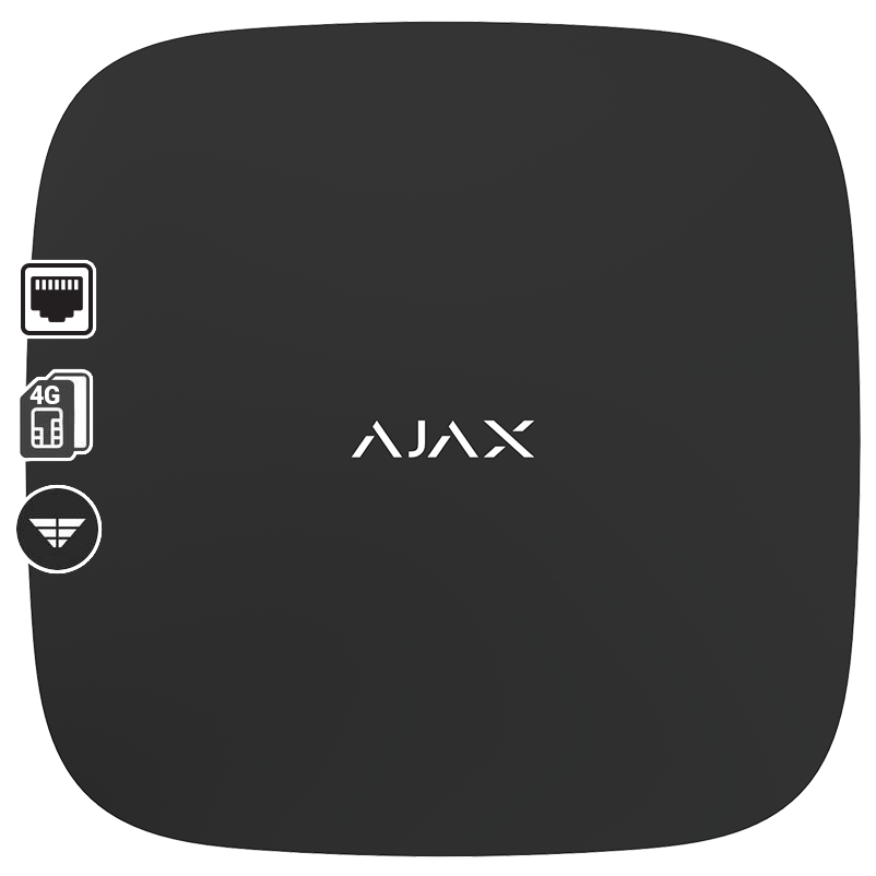 AJAX SYSTEMS - HUB 2 (4G) BLACK - sentinet.gr