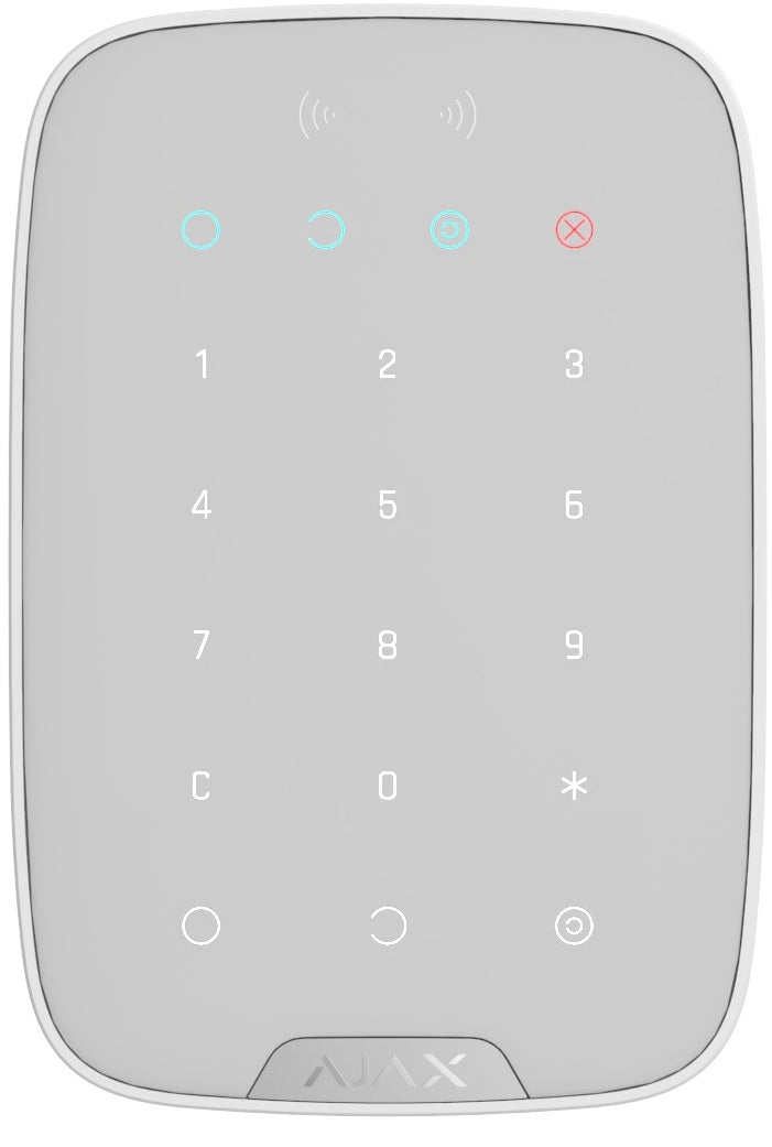 AJAX SYSTEMS - KEYPAD PLUS WHITE - sentinet.gr
