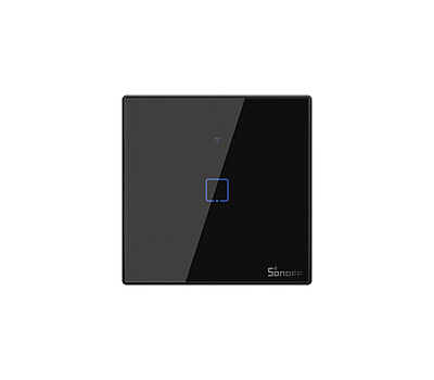 SONOFF T3 - Μονός Έξυπνος Γυάλινος Διακόπτης Αφής Επίτοιχος (T3EU1C-TX) - sentinet.gr