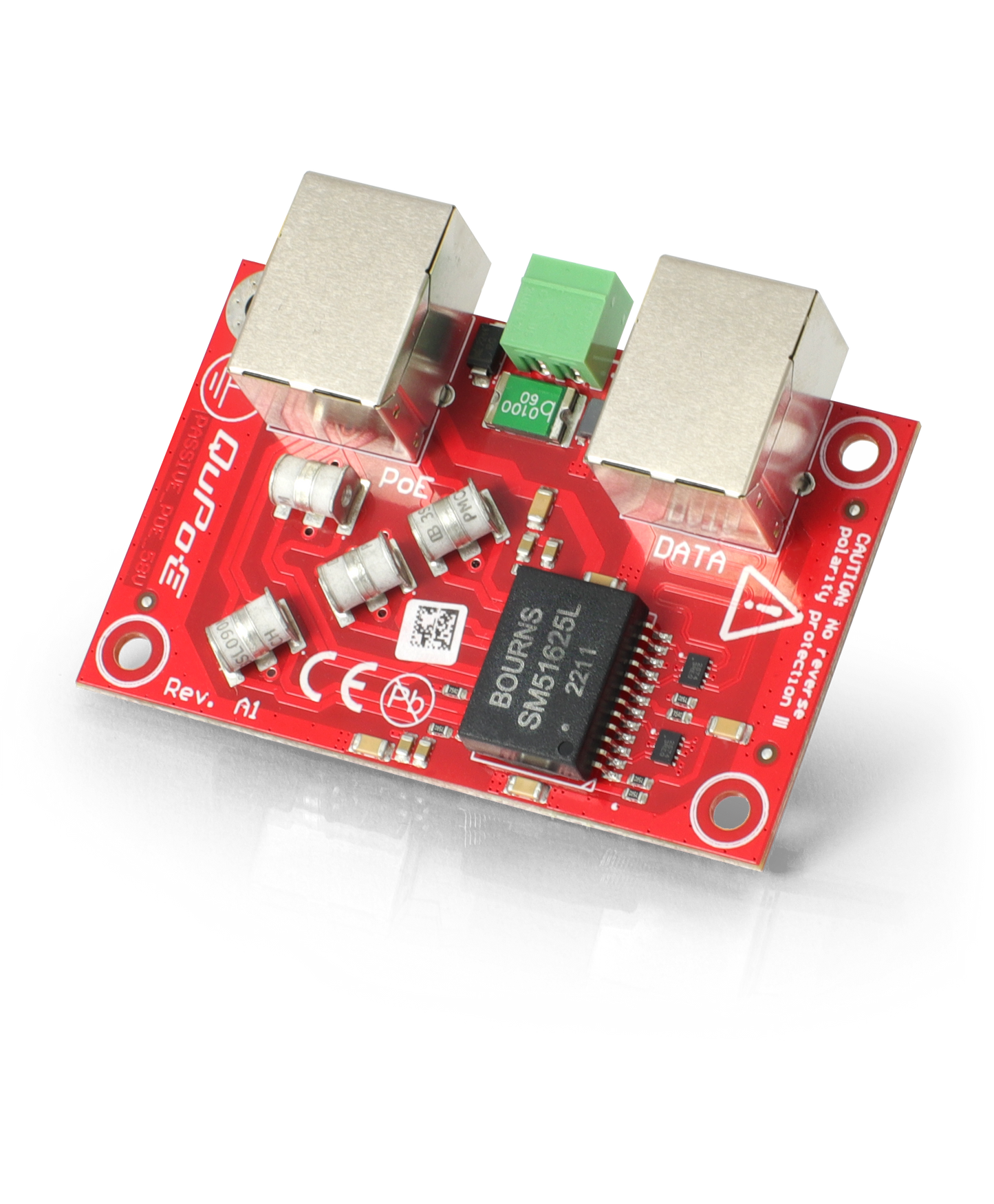 QuWireless QuPoE PAS-FP, Passive PoE Splitter/Injector & Lightning arrester (PAS-FP) - sentinet.gr