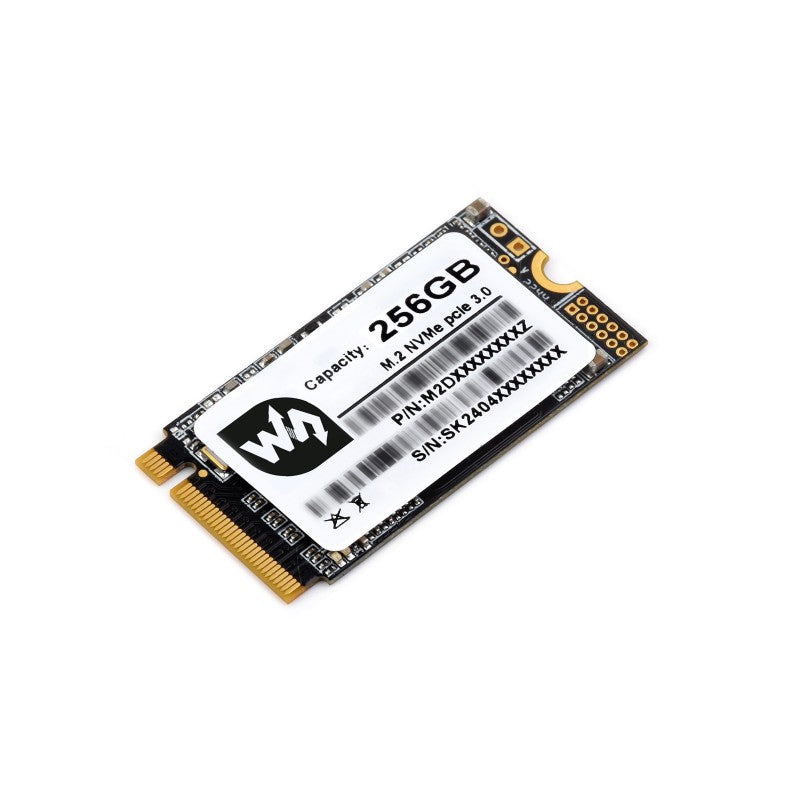 Waveshare SK M2 NVME 2242 256GB High-speed Solid State Drive, High-quality 3D TLC Flash Memory, High-speed Reading/Writing - sentinet.gr