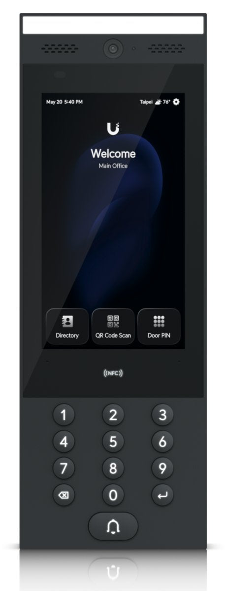 Ubiquiti UA-G3-Intercom, Indoor/outdoor intercom terminal for managing residential and commercial building entry requests with Touch Pass support - sentinet.gr