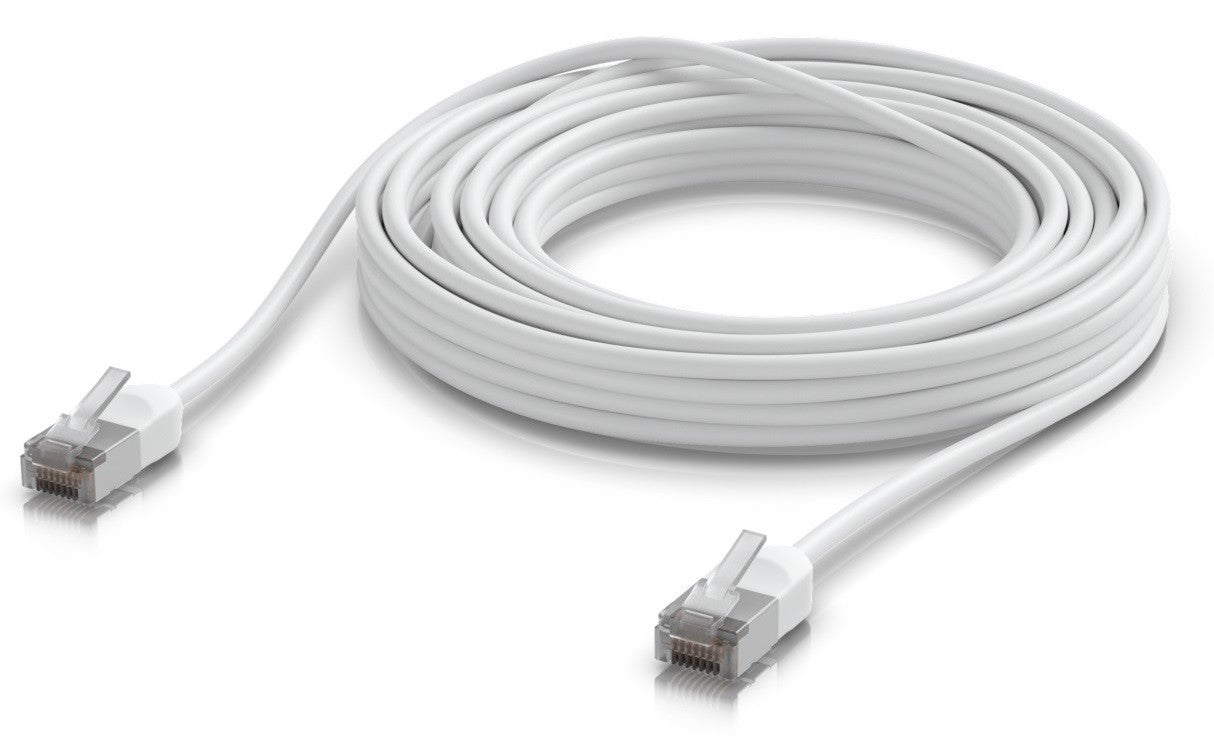 Ubiquiti UACC-Cable-Patch-Outdoor-C6A-8M-W, UniFi Premium Patch Cable Outdoor, 8m, Cat6a, white - sentinet.gr