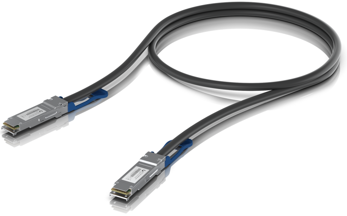 Ubiquiti UACC-DAC-QSFP28-0.5M, DAC cable, 100 Gbps, 0.5m - sentinet.gr