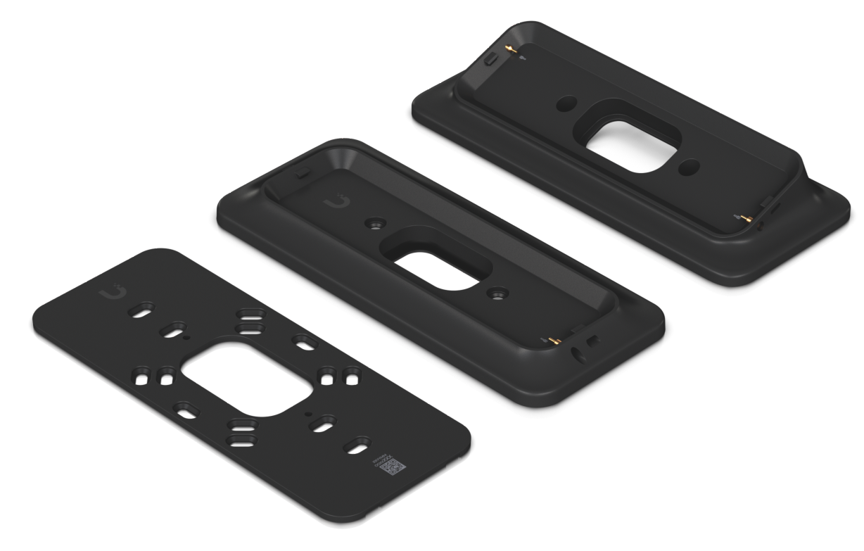 Ubiquiti UACC-G4 Doorbell Pro PoE-Gang Box, Secure, flat or angled mounting plate for installing the G4 Doorbell Pro PoE over a standard single-gang box - sentinet.gr