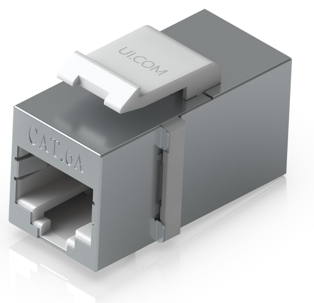 Ubiquiti UACC-Keystone-Coupler-C6A, RJ45 coupler, Cat6a (12pcs) - sentinet.gr