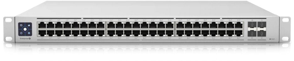 Ubiquiti USW-Enterprise-48-PoE, UniFi Switch, 48x2.5GbE PoE+, 4SFP+, 720W - sentinet.gr