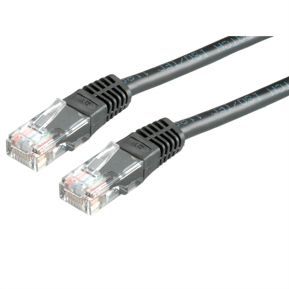 VALUE UTP 1m Cat6 Black - (21.99.1535) - sentinet.gr