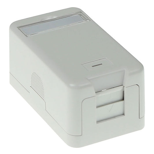 INTRONICS Πρίζα Αυτοκόλλητη Επιτοίχια 1*RJ45 W/O KEYSTONE - (FA6011) - sentinet.gr