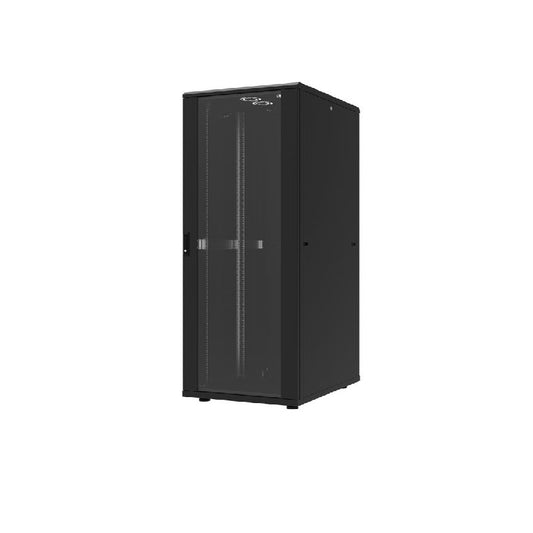 STEEL Επιδαπέδια καμπίνα 22U με βάθος 60cm Glass Door / Flat Pack - (STEEL-2266F) - sentinet.gr