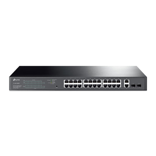 TP-Link TL-SG1428PE v3.0, 28-Port Gigabit Easy Smart Switch with 24-Port PoE+ and 2xSFP - sentinet.gr