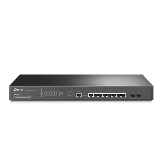 TP-Link SG3210XHP-M2 v3.0, 8-Port 2.5G BASE-T and 2-Port 10GE SFP+ L2+ Managed Switch with 8-Port PoE+ - sentinet.gr