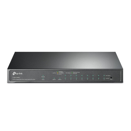 TP-Link TL-SG1210MPE v3.0, 10-Port Gigabit Easy Smart Switch with 8-Port PoE+ - sentinet.gr